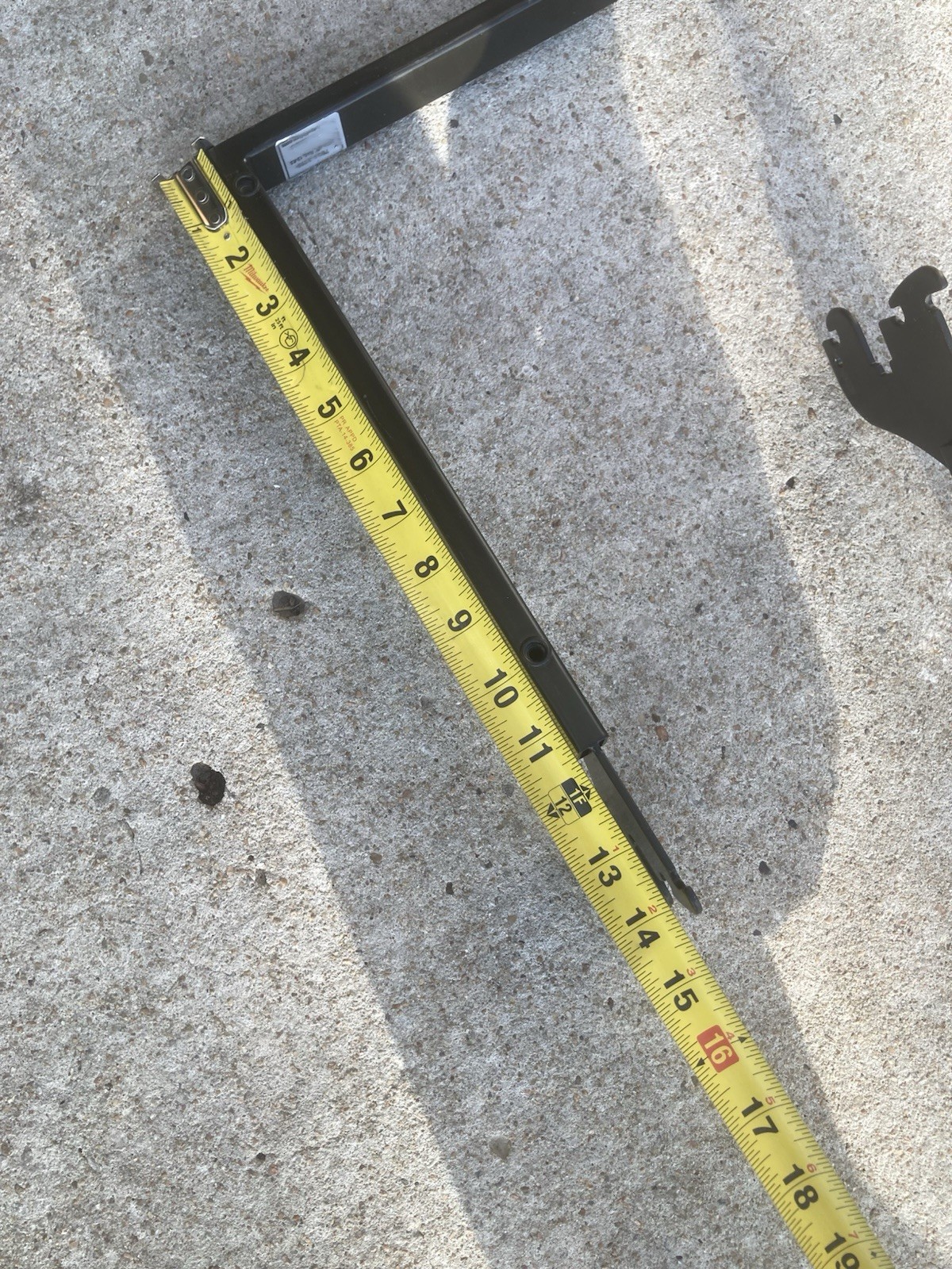 Boutique Black U-Shaped Hang Rail (2 Included In Listing)