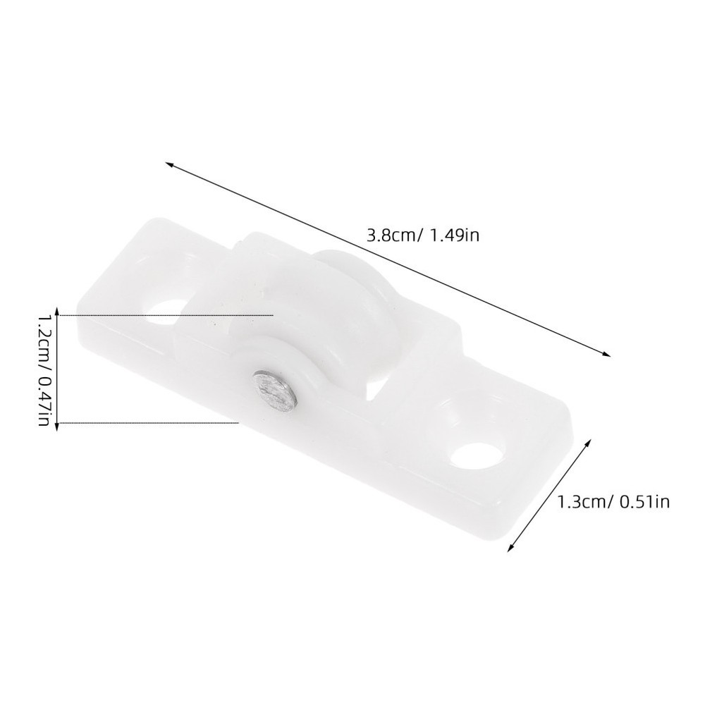 12 Pcs Upright Freezer Rollers Cabinet Door Sliding Fridge Bottom