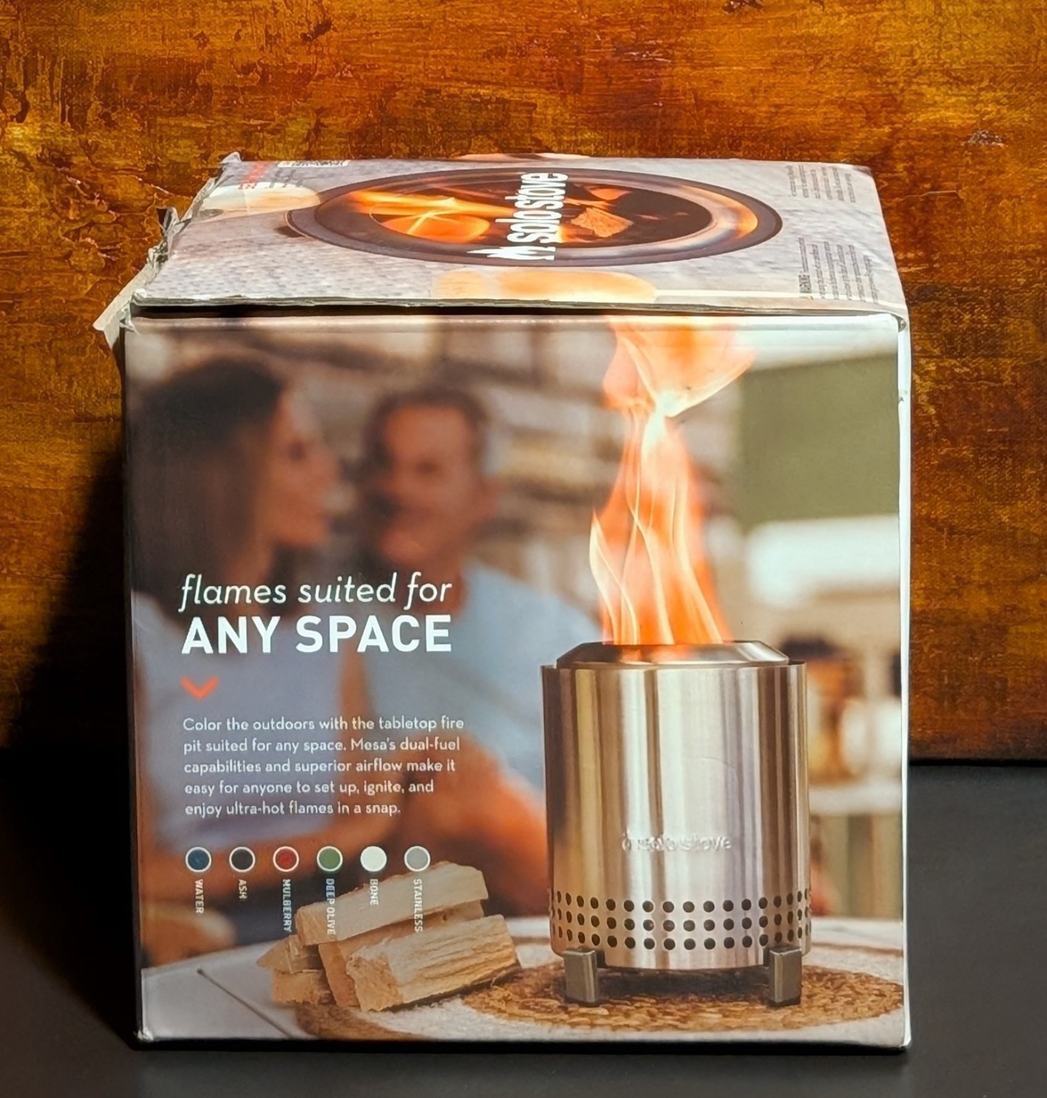 Solo Stove Mesa Smokeless Tabletop Fire Pit Ash New Open Box - COMPANY BRANDED