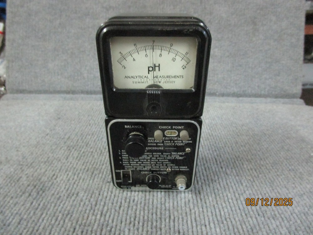 Analytical Measurements PH Meter