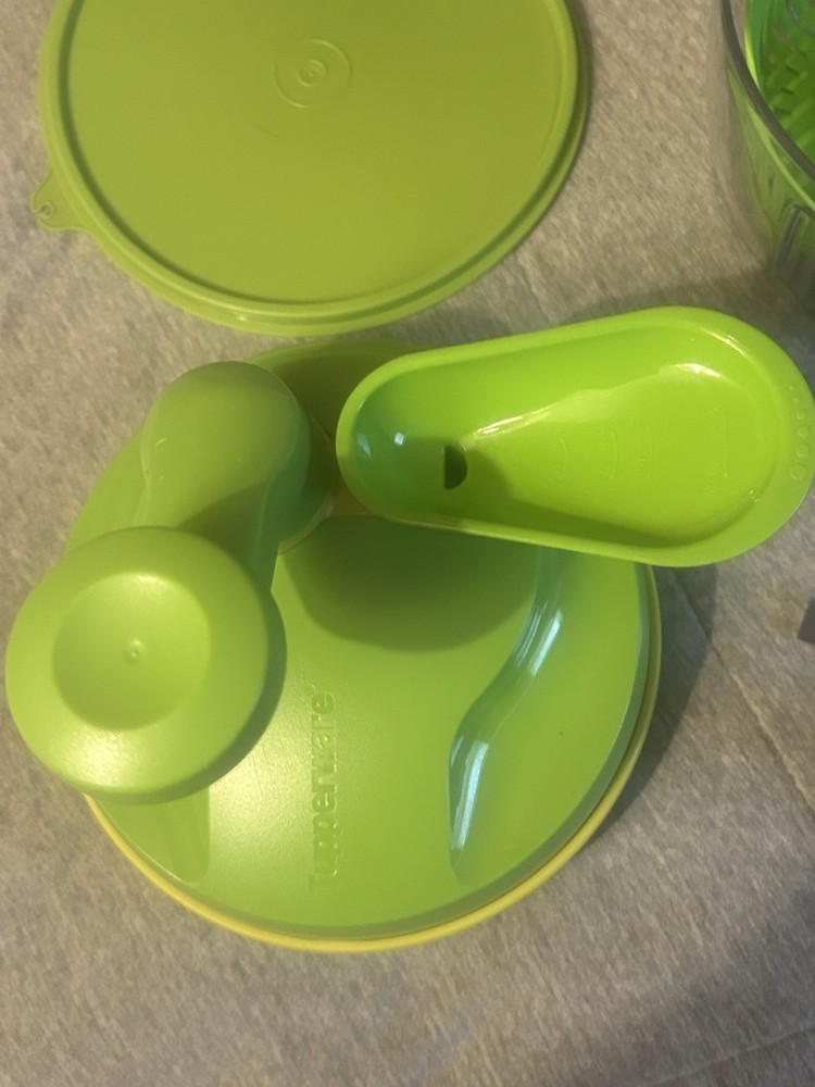 Tupperware Quick Chef Pro System Green Time Saver Chopper Blade New