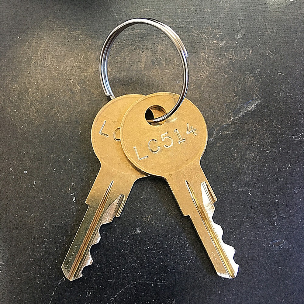 (2) Stahl Toolbox Keys Cut Key Code LC501 - LC550 -SHIPPED W/ TRACKING