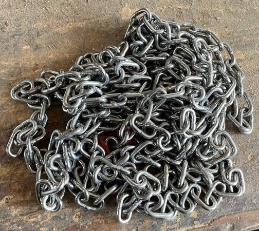 Approximately 24ft Stainless Steel 3/16" Chain