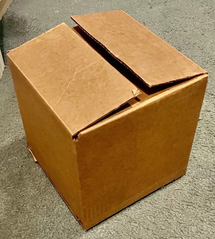 Improved Lighter Light Heavy Cardboard Box by Gimpy Magic Mentalism Tricks