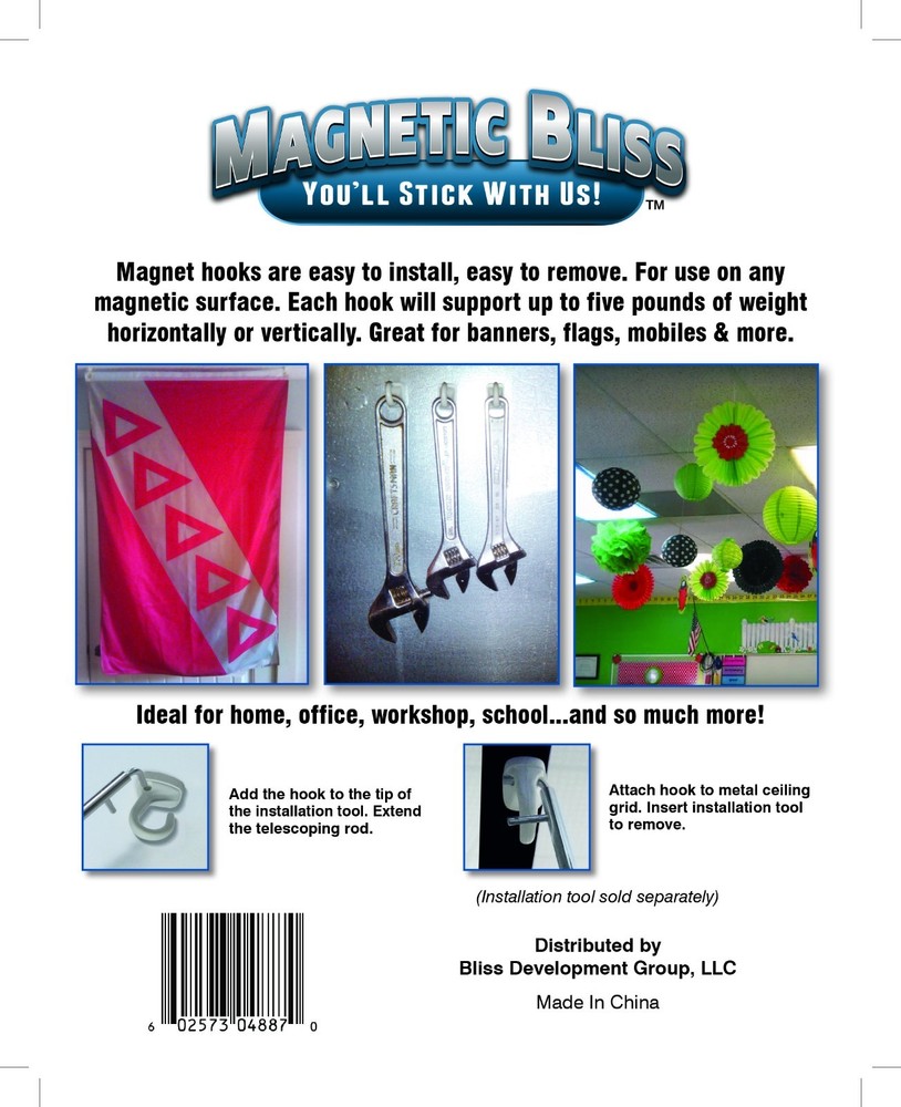 Magnetic Bliss Magnet Ceiling Hooks