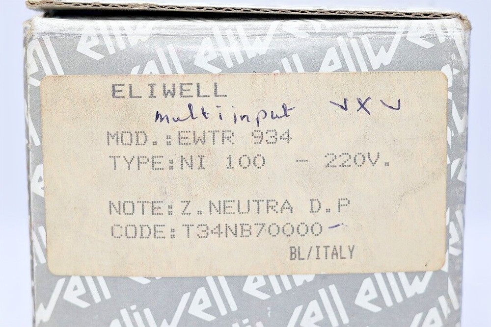 ELIWELL EWTR 934 TEMPERATURE CONTROLLER