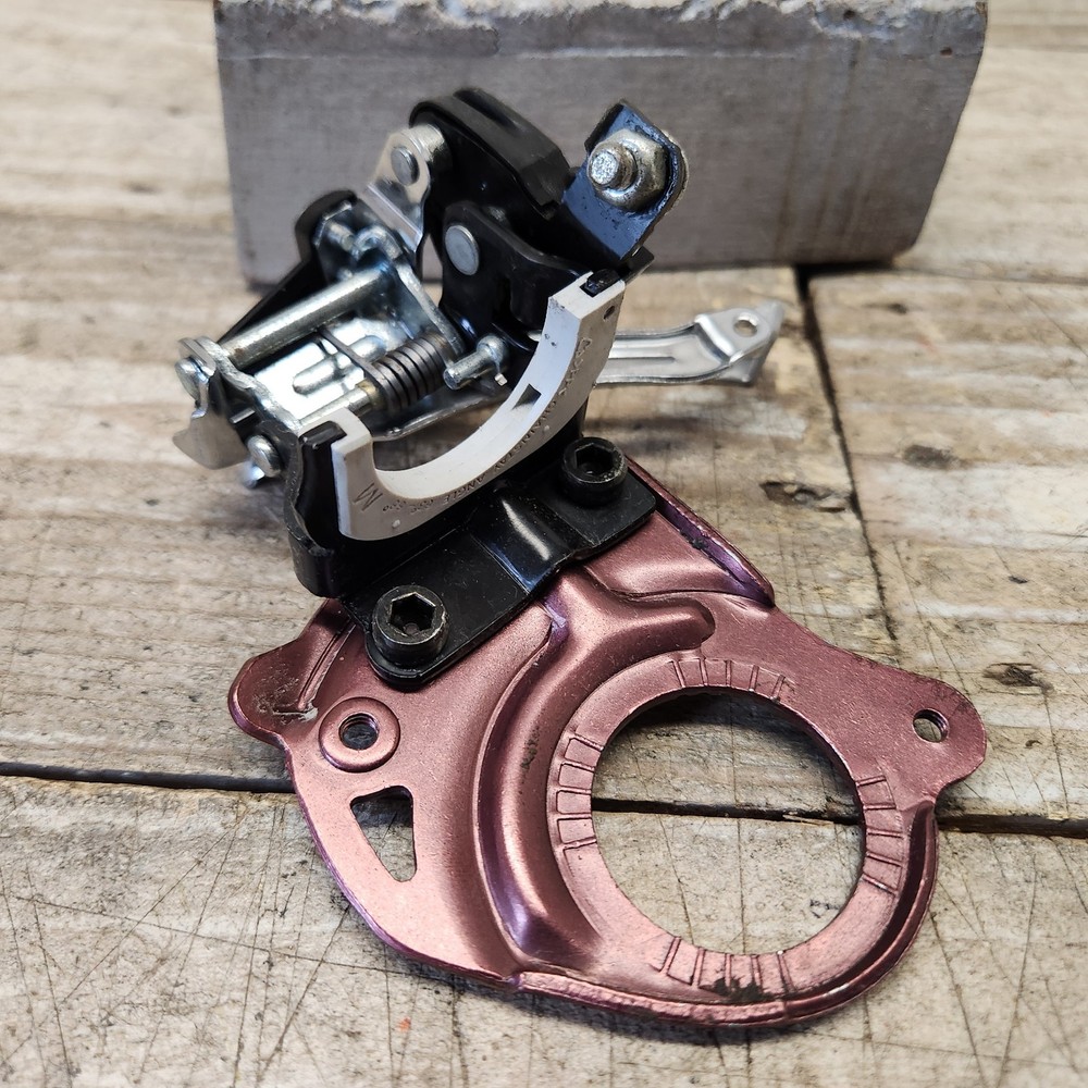 2000 Shimano Triple Front Derailleur w/ Bottom Bracket Mount Dual Pull 3x MTB