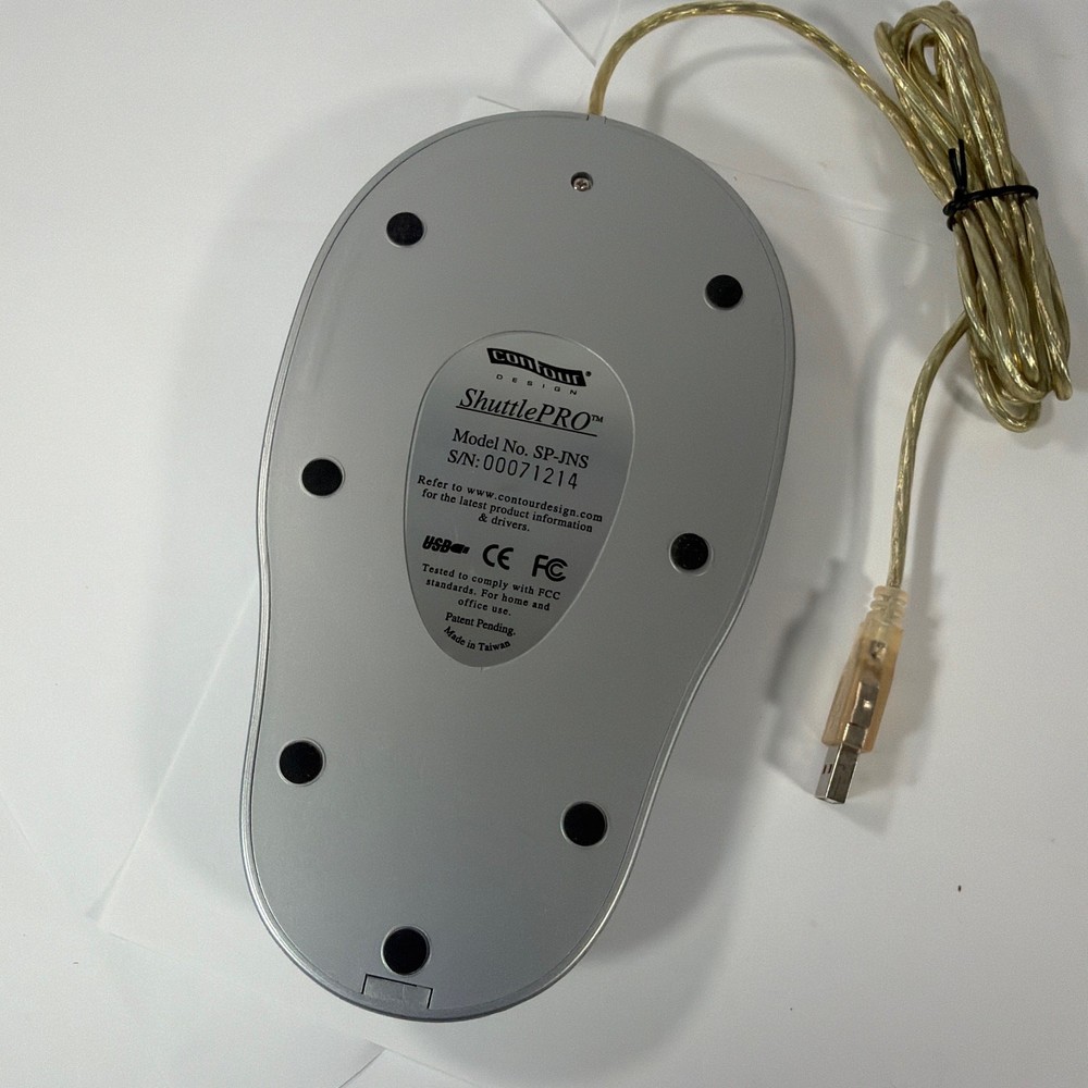 Contour Design ShuttlePRO SP-JNS USB Jog Shuttle Editing Controller Silver