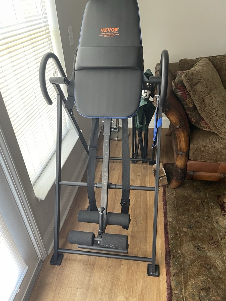 Vevor Inversion Table Foldable Strength Training Equipment Hang Exercise Bench