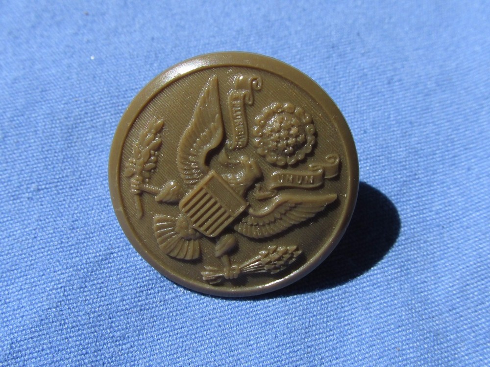 US Army Bakelite Button Overcoat 1 1/8inch large size