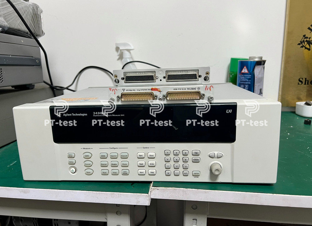 Agilent Technologies LXI 34980A Multifunction Switch Measure Unit NO MODULES--