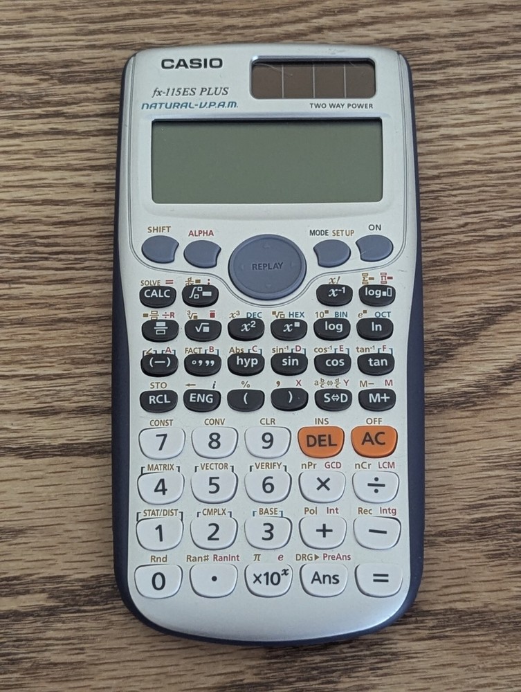 Casio FX-115ES Scientific Calculator Without Cover