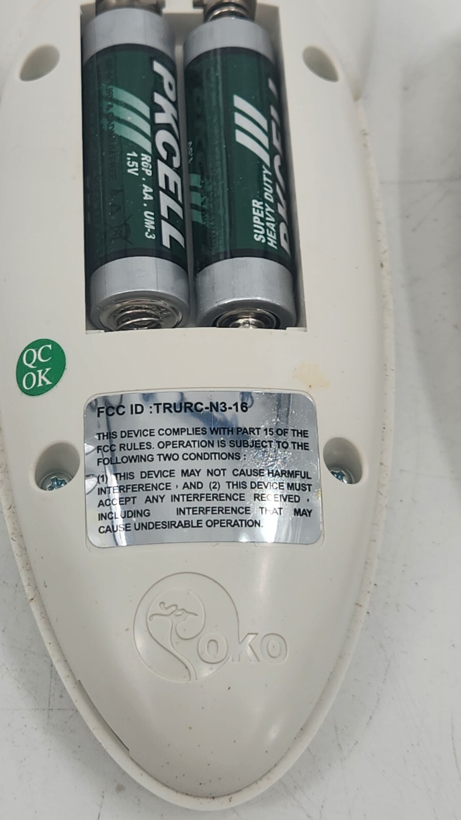 Customatic Base OEM/Lift Bed Remote TRURC-N3-16