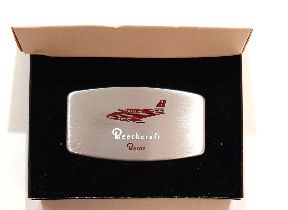 Zippo Pocket Knife BEECHCRAFT BARON Beech Aircraft Airplane Wichita Kansas NIB