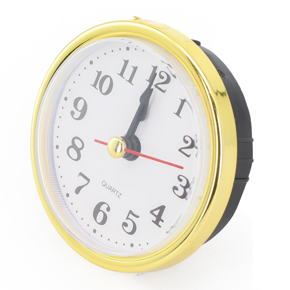Practical Quartz Clock Insert Movement Replacement Repairing Clocks Gold