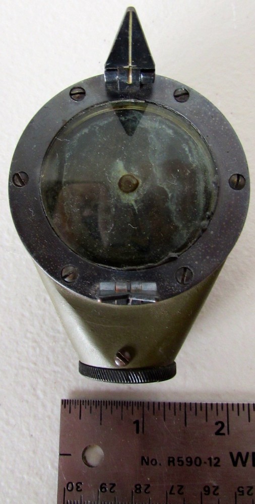 Vintage RARE Marching Compass MarkVII Model E U.S.E.D Sperrygyroscope Co NY