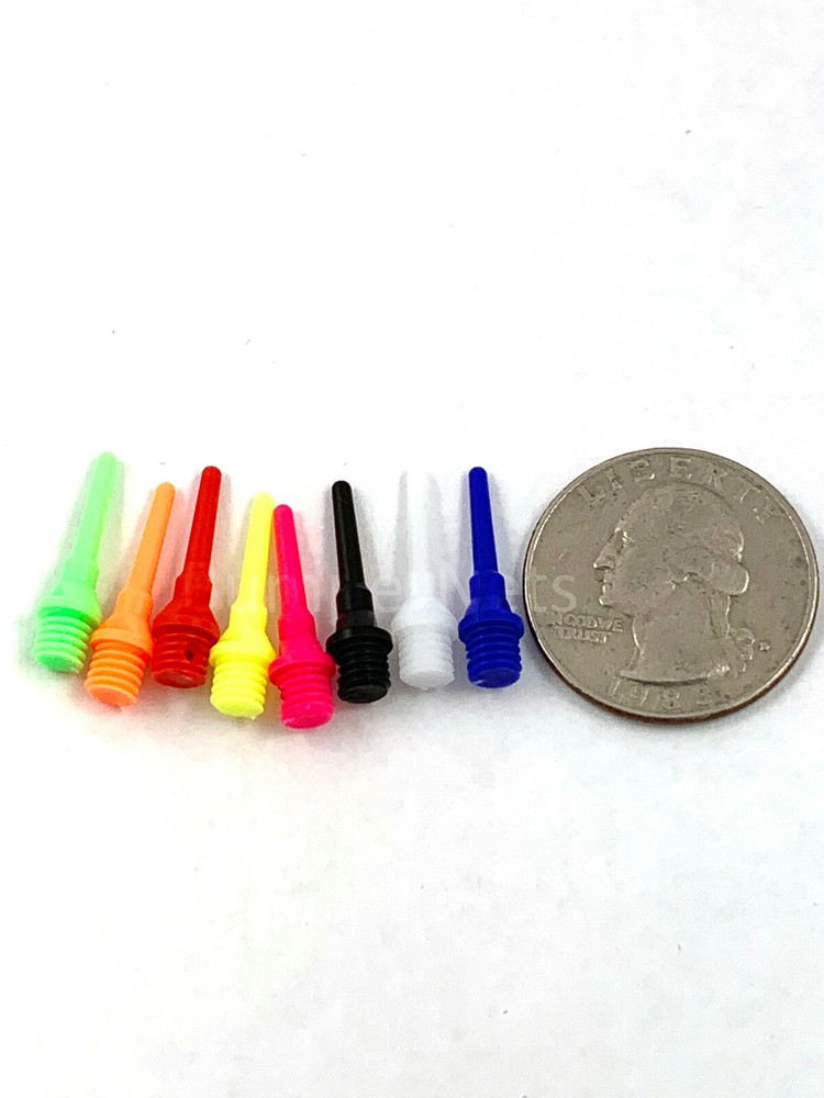 1000 Darts Soft Tips 2ba Size,Tufflex Super Short, Plastic Extremely Durable