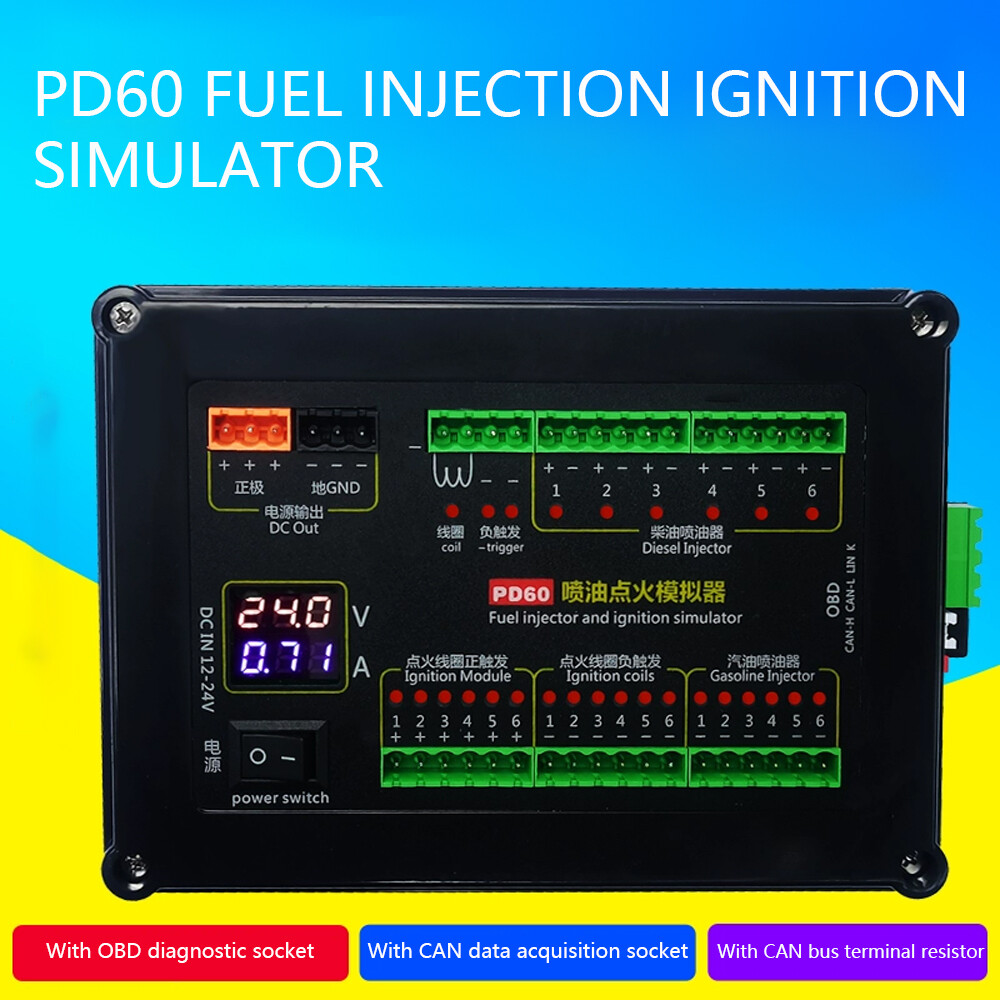 Fuel Injection Ignition Simulator ECU Maintenance Platform Testing Equipmentcb
