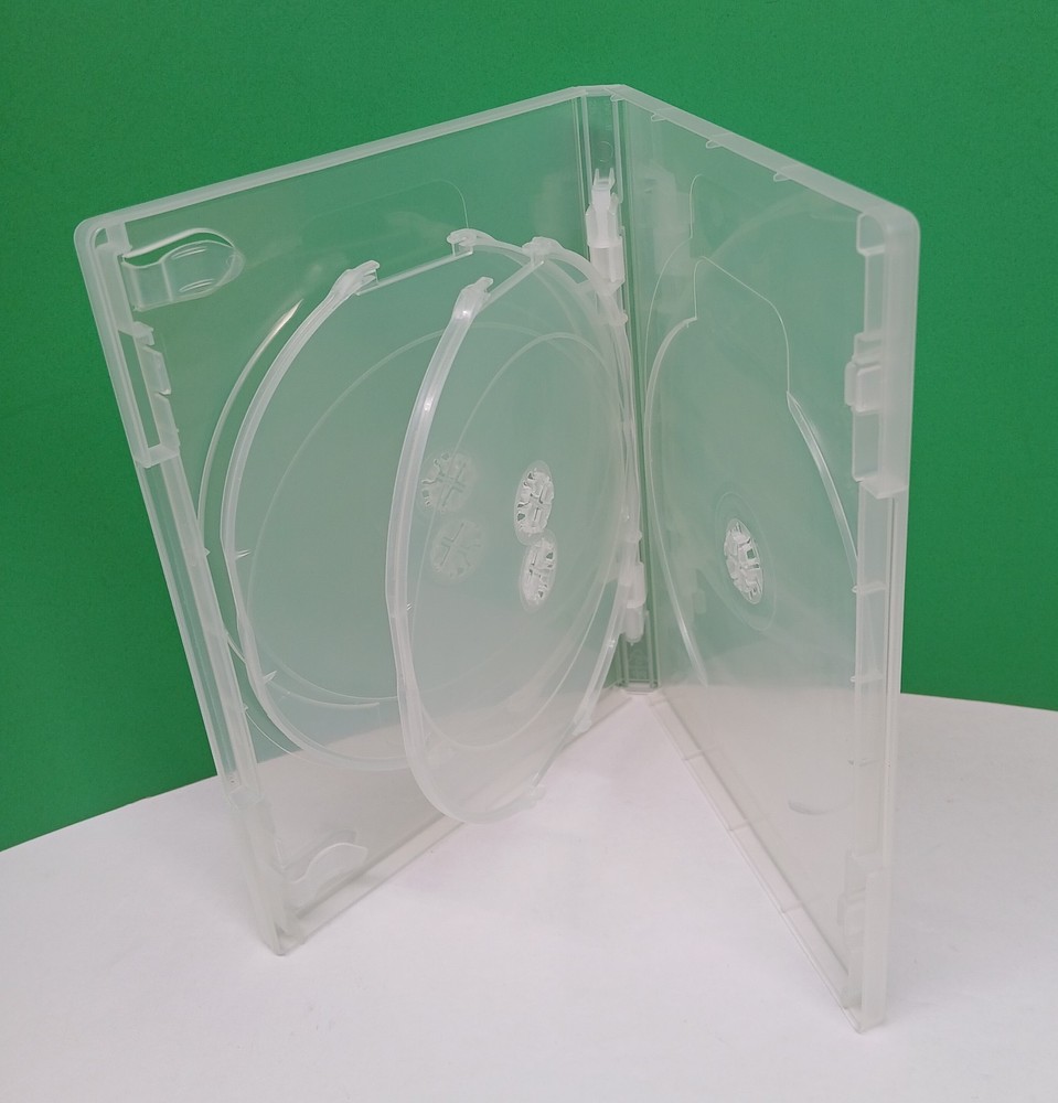 One Transparent 5 Disc DVD , Replacement Case