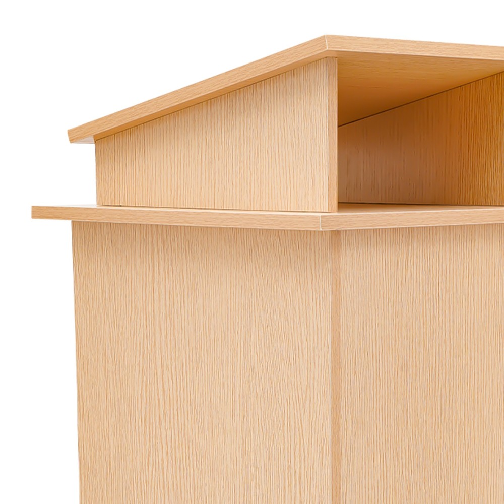 Portable Movable Desk for Presentations | Adjustable Height & Easy Mobility