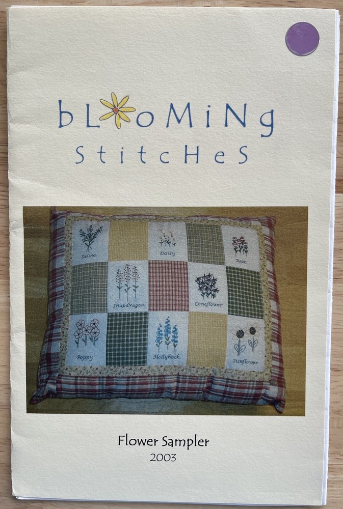 Blooming Stitches Flower Sampler Pattern By Kim Hannay