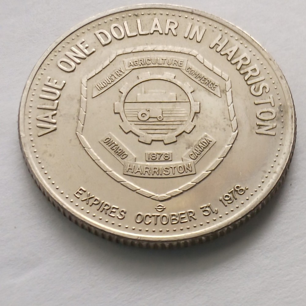 Canada Harriston Ontario 1978 Centennial Dollar