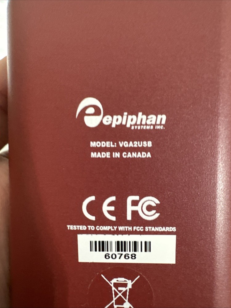 External VGA Capture Device - Epiphan VGA2USB