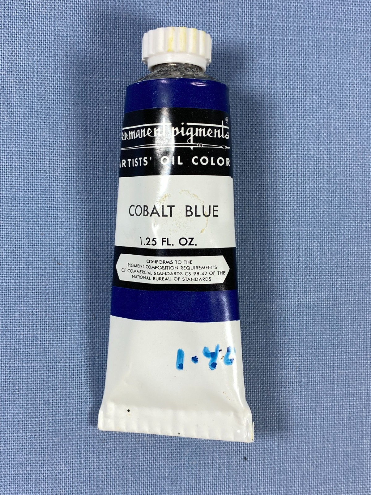 Vtg Permanent Pigments Artist Oil Color Paint 1.25 oz Light Use - U Pick Color