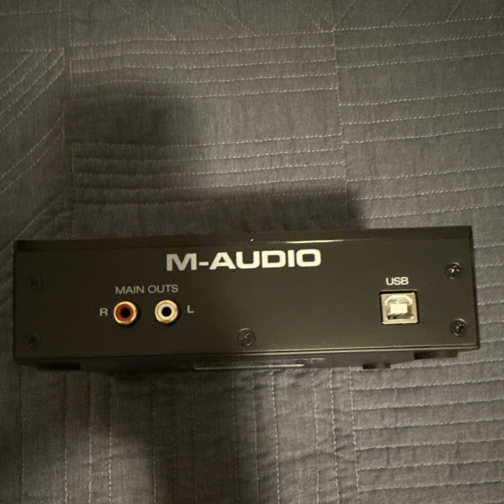 M-Audio M-Track Solo USB Audio Interface, 2 Channels, Phantom Power
