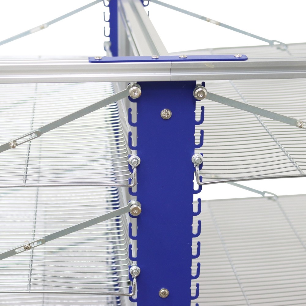 Sealed Heating Type Drying Rack Double-side 12 Layer Adjustable Spacing LYF4060