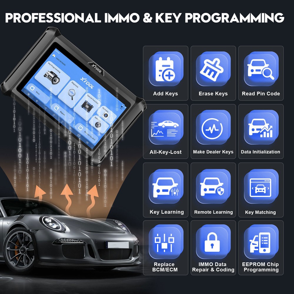 USED XTOOL X100PAD S Auto K*ey Programming Tool All System Diagnostic CANFD&DOIP