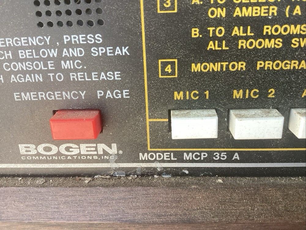 Bogen Model MCP35AHigh Power Expandable Intercom with Two SBA225 Units.