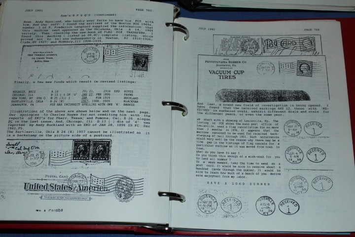 Machine Cancel Society Forum Journal HUGE offer various BlueLakeStamps Useful!