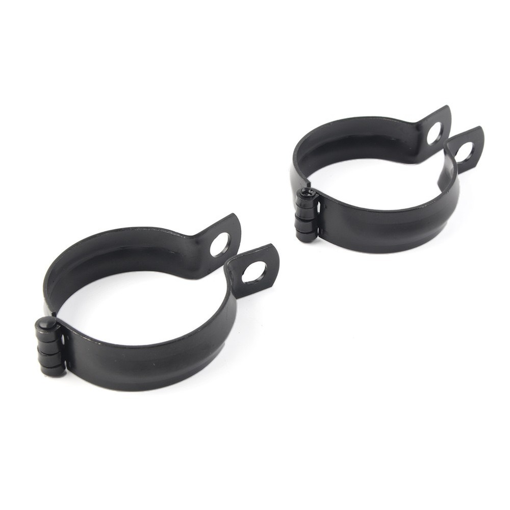 2pcs Metal Front Fork Clamp Turn Signal Light Mount Bracket Holder
