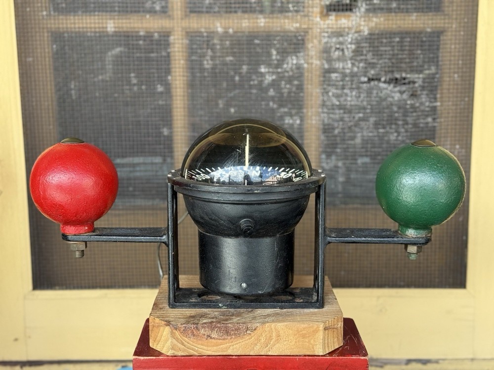 Vintage DANFORTH CONSTELLATION Ships Binnacle Compass