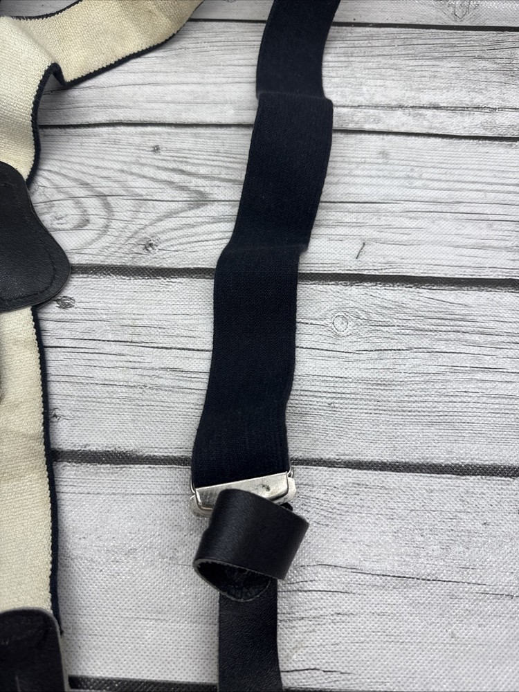 Globe Firefighter Suspenders Elastic Button Adjustable Blue Fighter