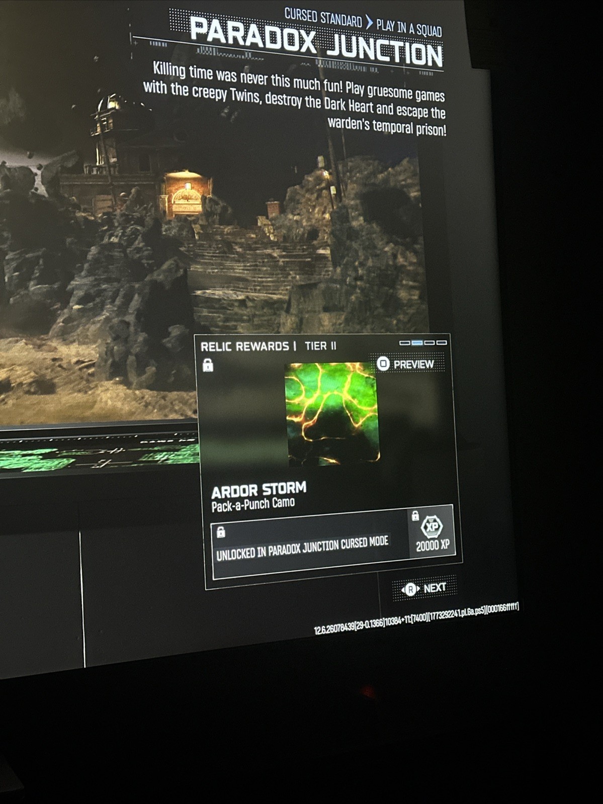 Cursed Paradox junction Camos