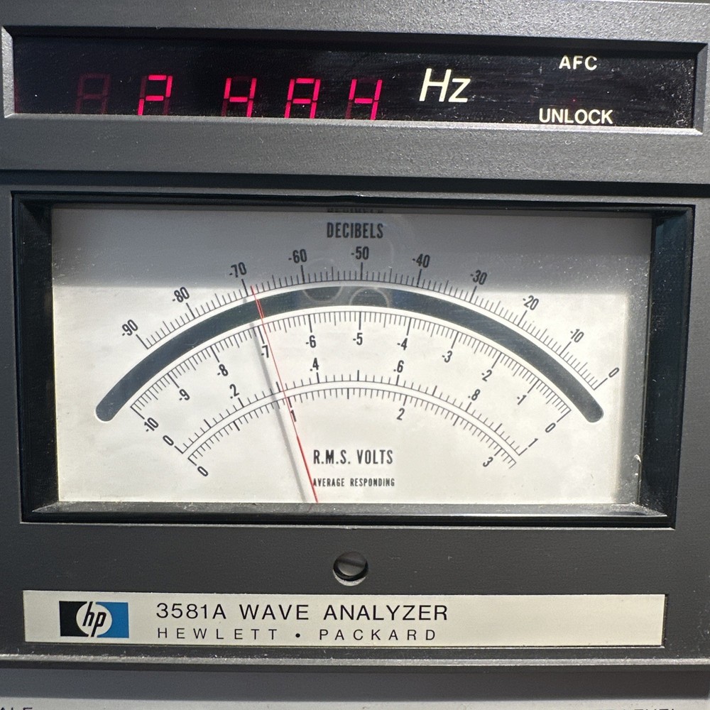HP 3581A Wave Analyzer