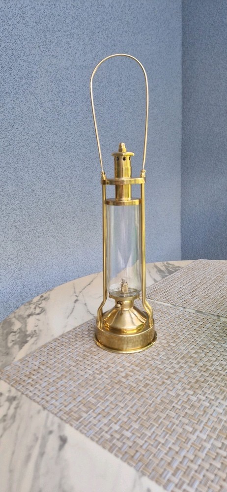 hand made kerosene lamp