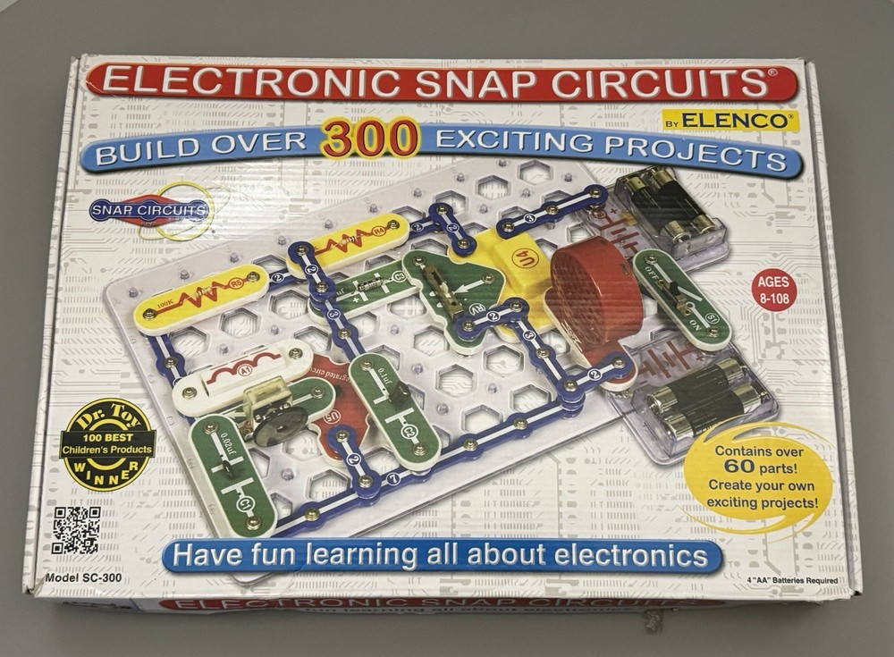 Snap Circuits Classic SC-300 Electronics Exploration Kit, Elenco