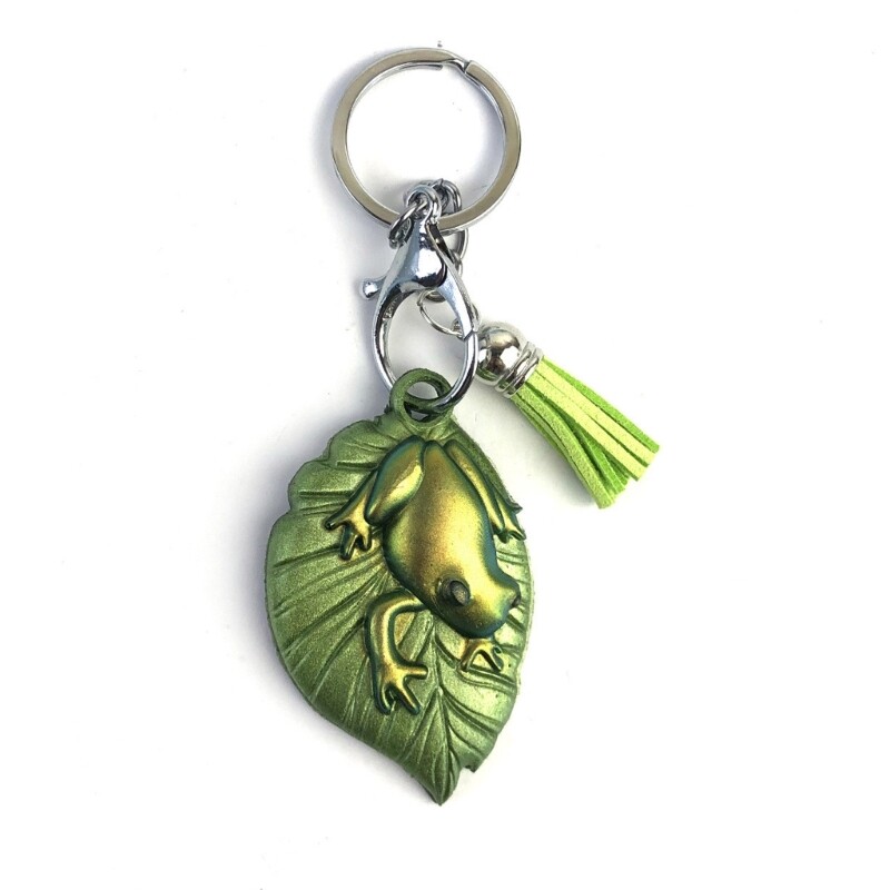 Keychain Casting Mold Leaf Frog Shape Keyring Silicone for Enthusiasts