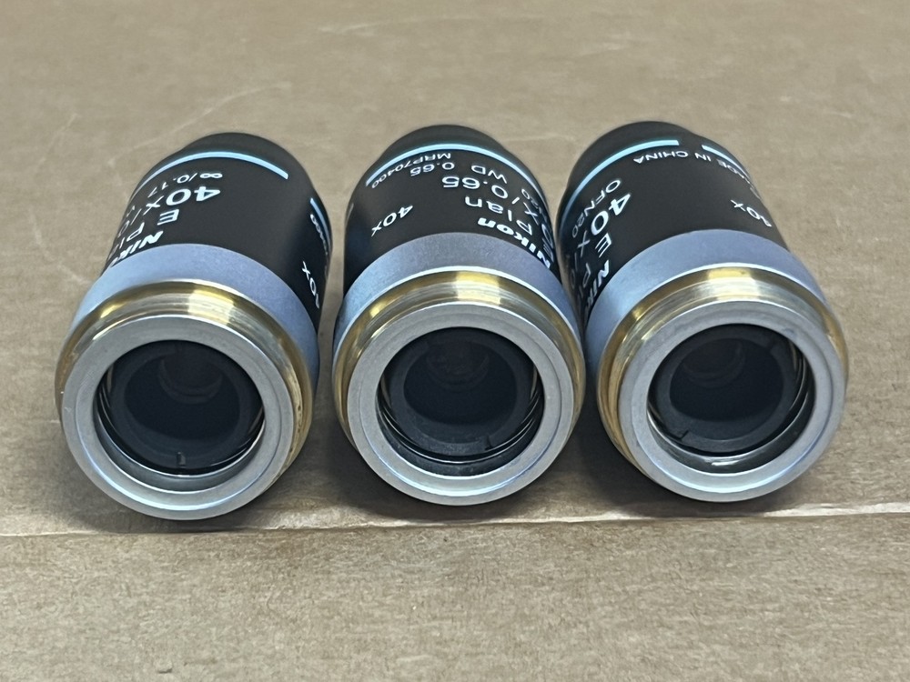 1X Nikon E Plan 40x/0.65 WD 0.65 MICROSCOPE LENS OBJECTIVE MRP70400