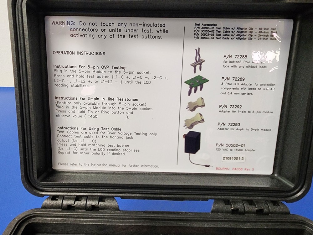 BOURNS Model 4030-02 Surge Protector Test Set