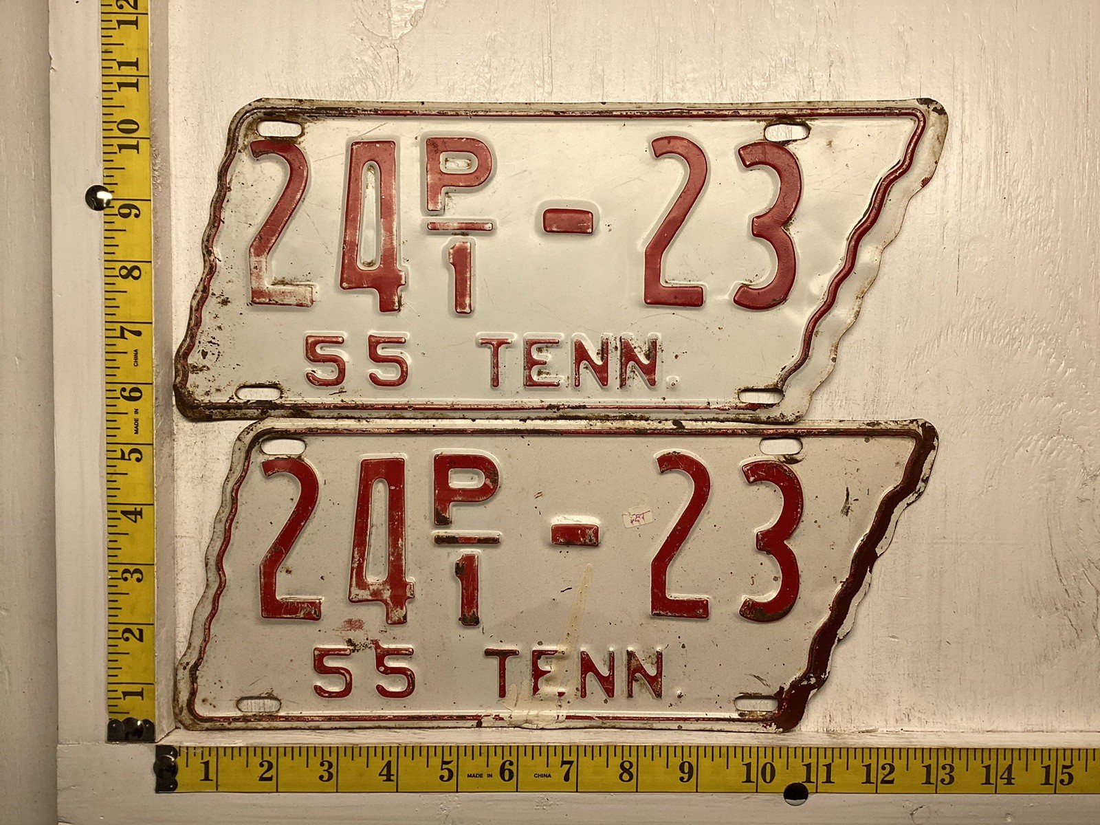 1955 Tennessee License Plate