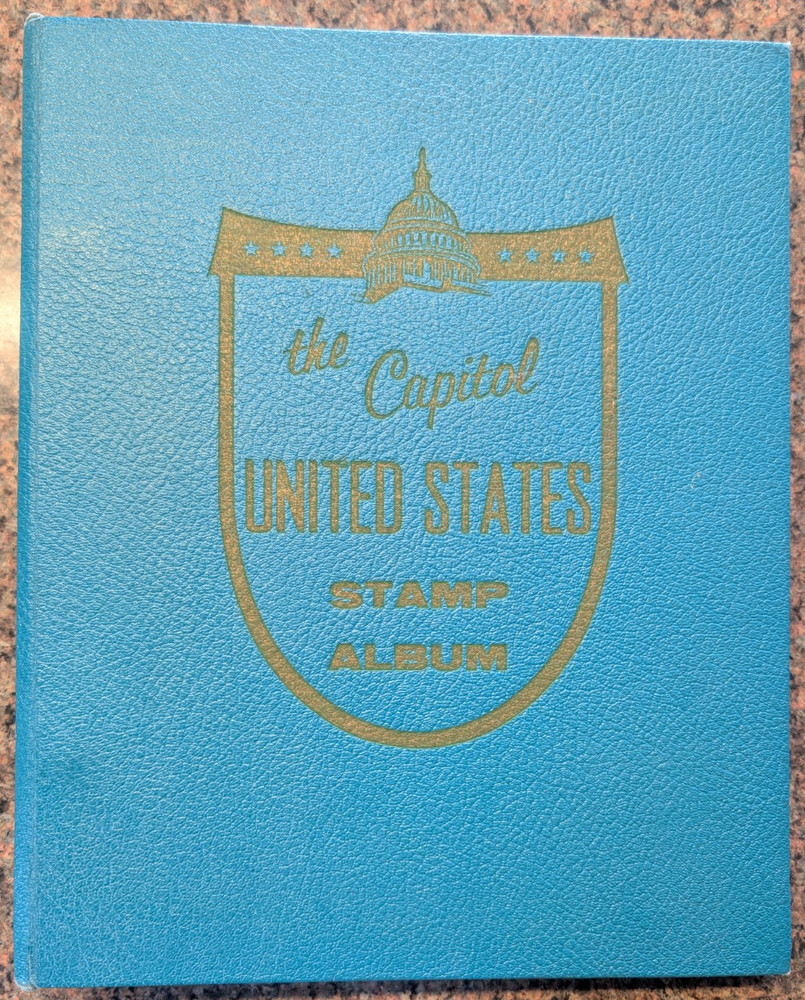 1959 Capitol US Stamp Album, Nice Binder