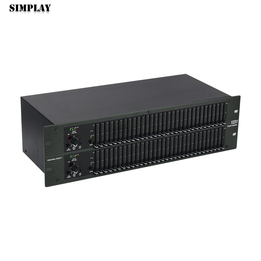 DBX 1231 Professional Audio Equalizer Dual 31 Band IC Chip Control Solid Core