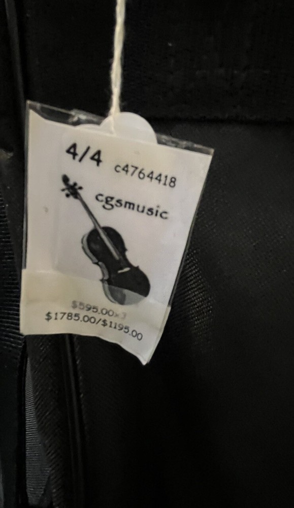 Core 4/4 Violin Backpack w Multiple Pockets & Straps for Carrying Your Musical