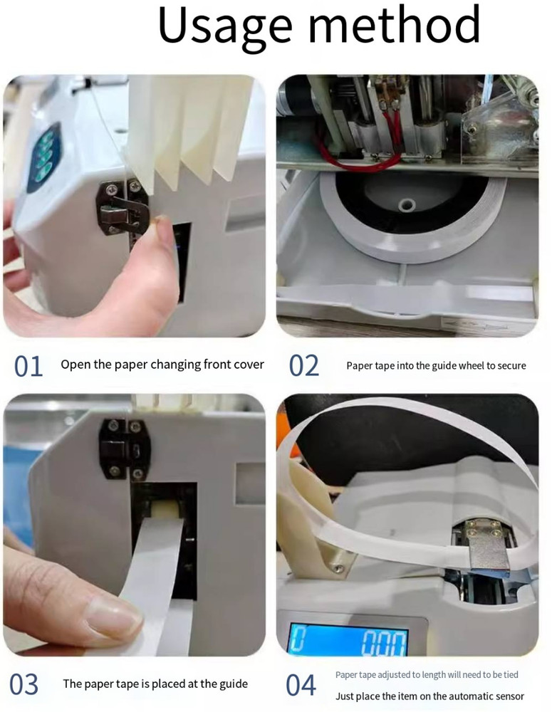 220V Automatic Paper Tape Strapping Machine Automatic Banknote Tying Machine 45W