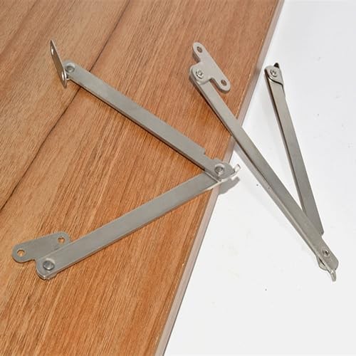2 Pack Folding Lid Support Hinge Drop Lids Stay Replacement Bracket Rod