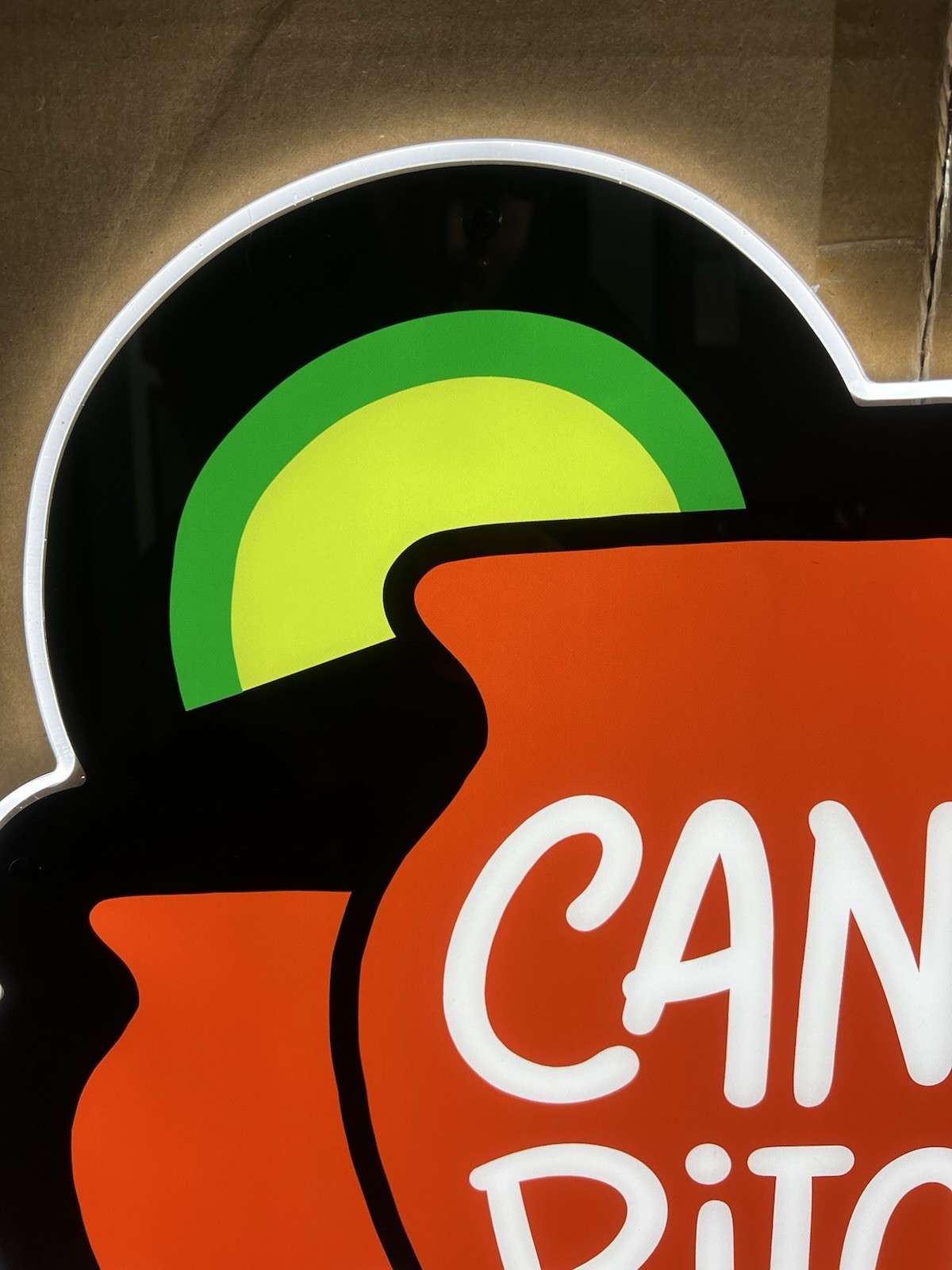 Jarritos Mexican Soda Beverage Canta Ritos Light Up LED Sign Game Room Bar NEW